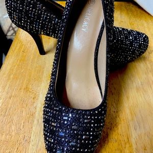 Black heel size 10